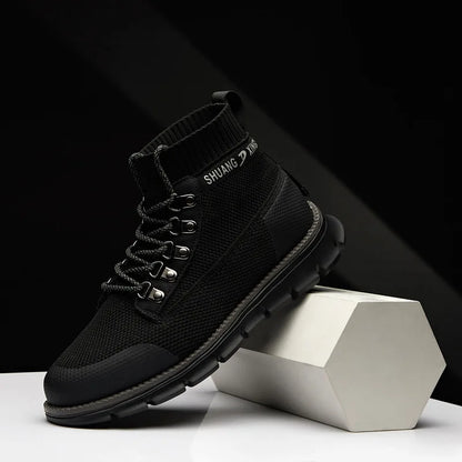 Khampa Xings "Heritage" Knit High-Top Boots