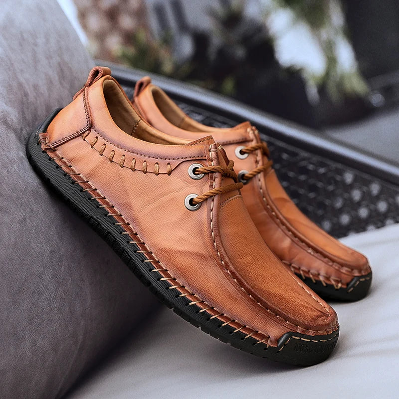 Hand-Sewn Leather Driving Shoes